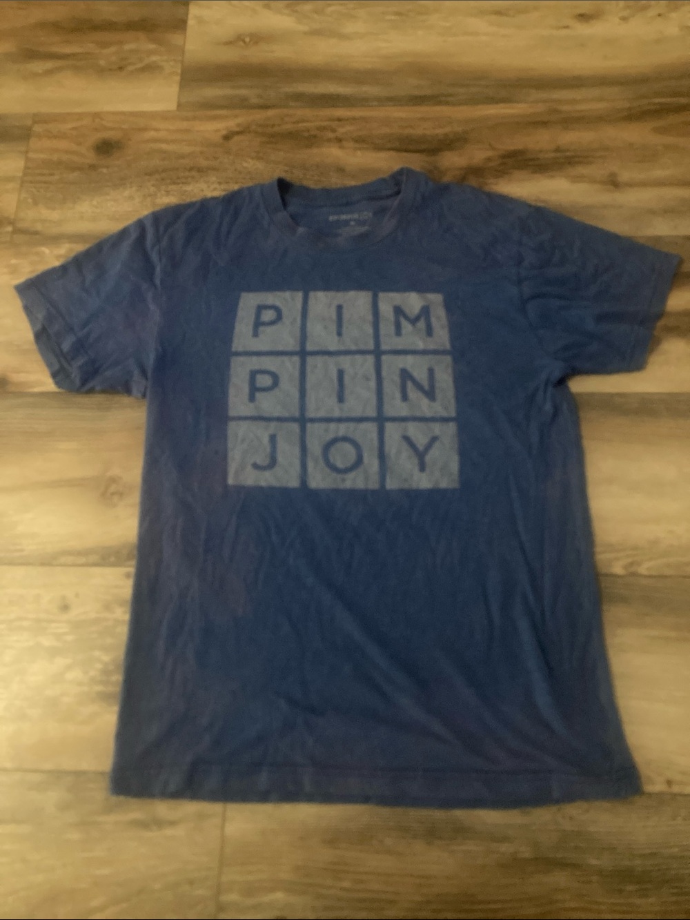 #PIMPINJOY Blue Medium Unisex Adult M Tshirt